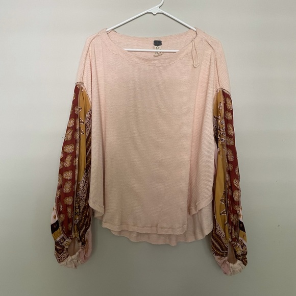 Free People Tops - Free people blossom thermal waffle knit top